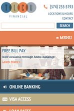 TLCU Financial - Mobile Website